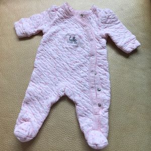 New born girl body suit